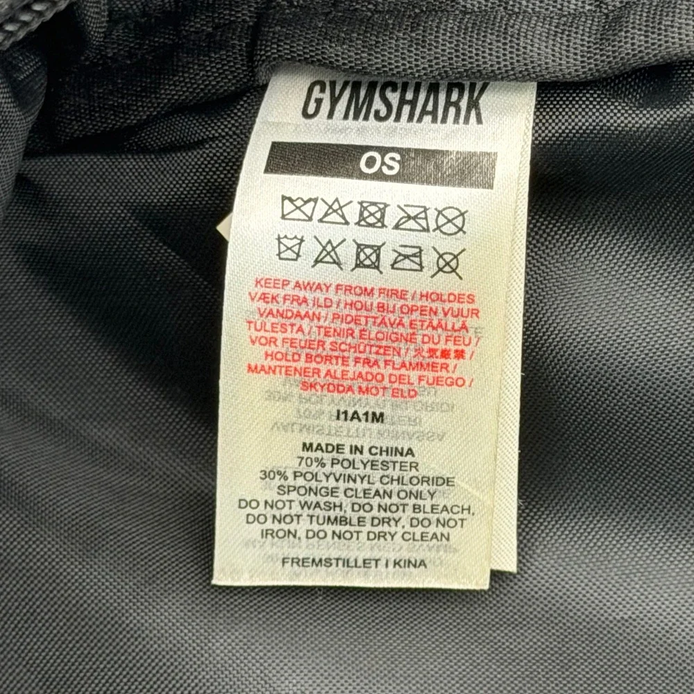 Gymshark Everyday Mini Backpack Black Small Workout Gym Bag